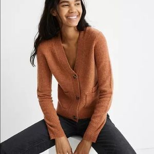Madewell Shrunken Cardigan Sweater 100% wool XXS